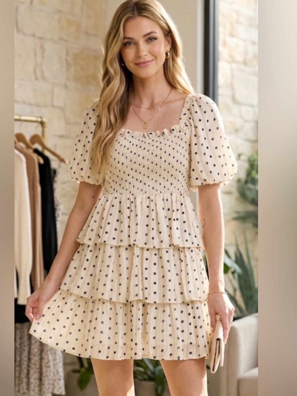 Anthropologie English Factory Dress Pok A Dot